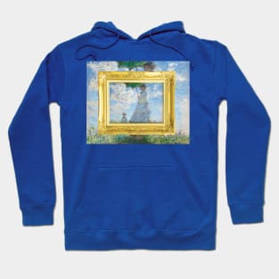 PANTONE MONET - Claude Monet's Madame Monet and Her Son (1875) by Claude Monet Hoodie